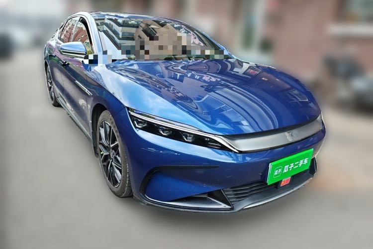 Used BYD Han 2022 EV Genesis Edition 610KM All-Wheel Drive Premium Model Front Right 45 Deg