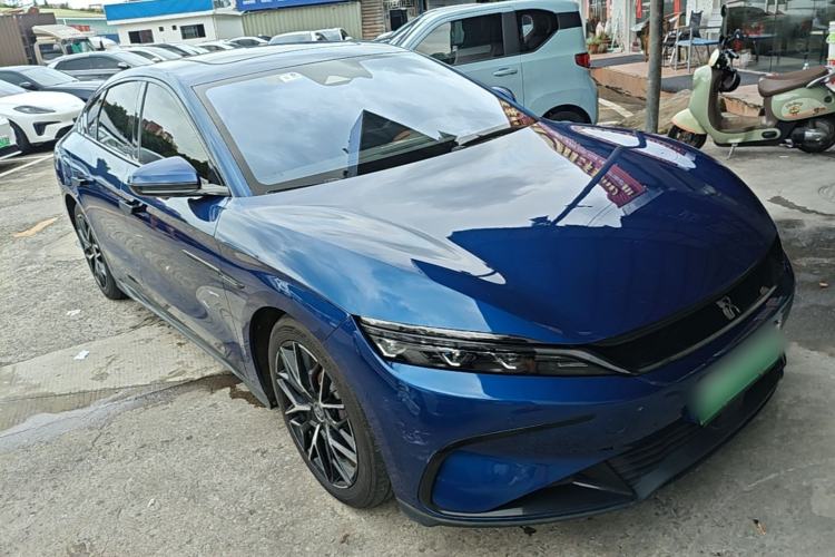 Used BYD Han 2022 EV Genesis Edition 610KM All-Wheel Drive Premium Model Front Right 45 Deg