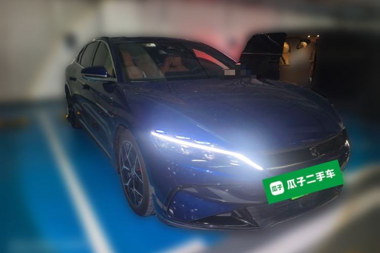 Used BYD Han 2022 EV Genesis Edition 715KM Front-Wheel-Drive Prestige Model Front Right 45 Deg