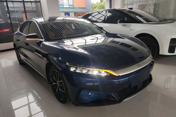 Used BYD Han 2022 EV Genesis Edition 610KM All-Wheel Drive Premium Model Front Right 45 Deg