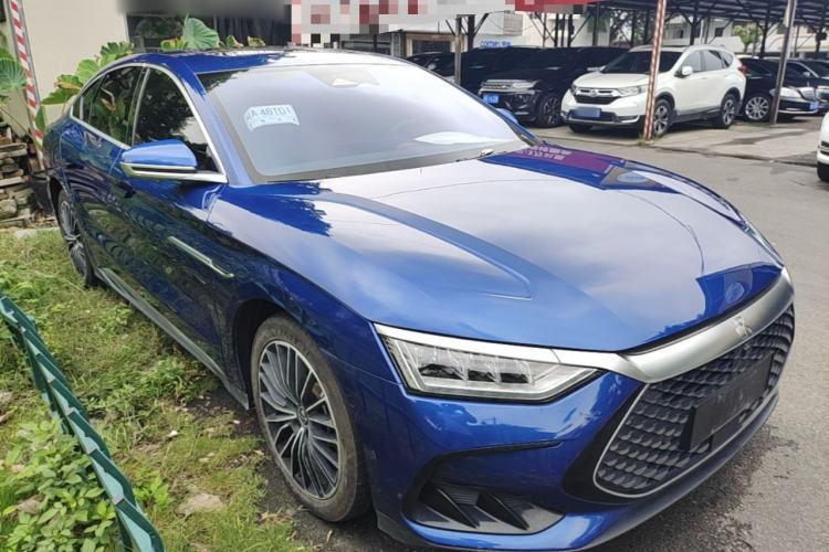 Used BYD Han 2022 DM-i 121KM Prestige Model Front Right 45 Deg