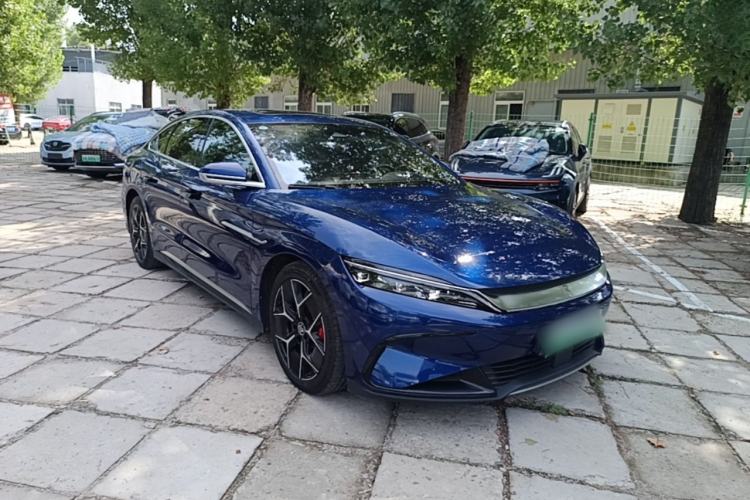 Used BYD Han 2022 EV Genesis Edition 715KM Front-Wheel-Drive Prestige Model Front Right 45 Deg
