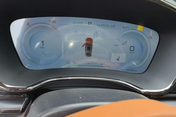 Used BYD Han 2022 EV Genesis Edition 610KM All-Wheel Drive Premium Model Instrument Cluster