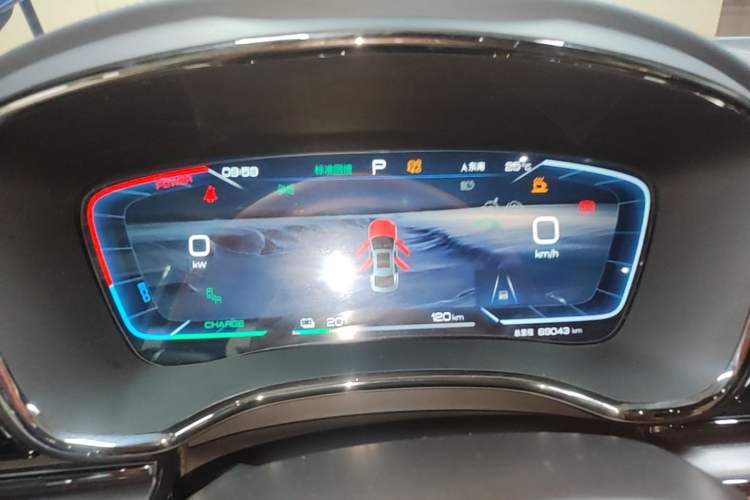 Used BYD Han 2022 EV Genesis Edition 610KM All-Wheel Drive Premium Model Instrument Cluster