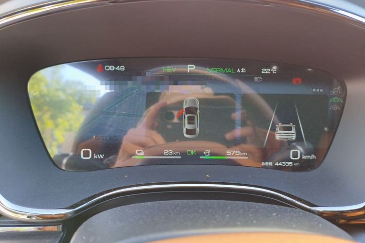 Used BYD Han 2022 DM-i 121KM Luxury Model Instrument Cluster