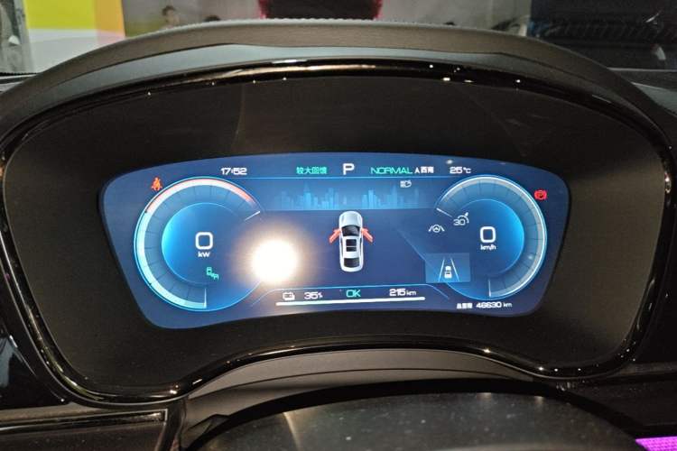 Used BYD Han 2022 EV Genesis Edition 610KM All-Wheel Drive Premium Model Instrument Cluster