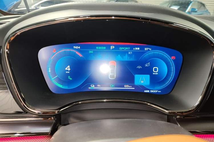 Used BYD Han 2022 EV Genesis Edition 610KM All-Wheel Drive Premium Model Instrument Cluster
