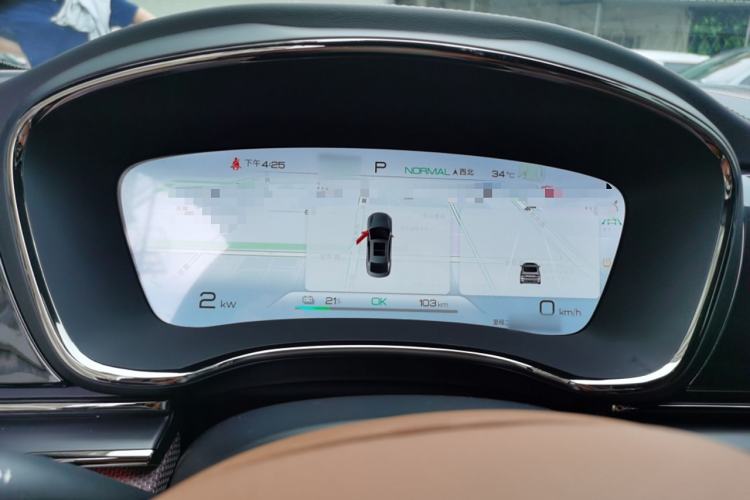 Used BYD Han 2022 EV Genesis Edition 610KM All-Wheel Drive Premium Model Instrument Cluster