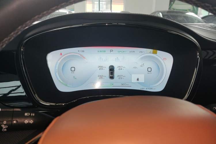 Used BYD Han 2022 EV Genesis Edition 610KM All-Wheel Drive Premium Model Instrument Cluster