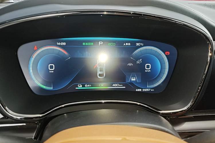 Used BYD Han 2022 EV Genesis Edition 715KM Front-Wheel-Drive Prestige Model Instrument Cluster