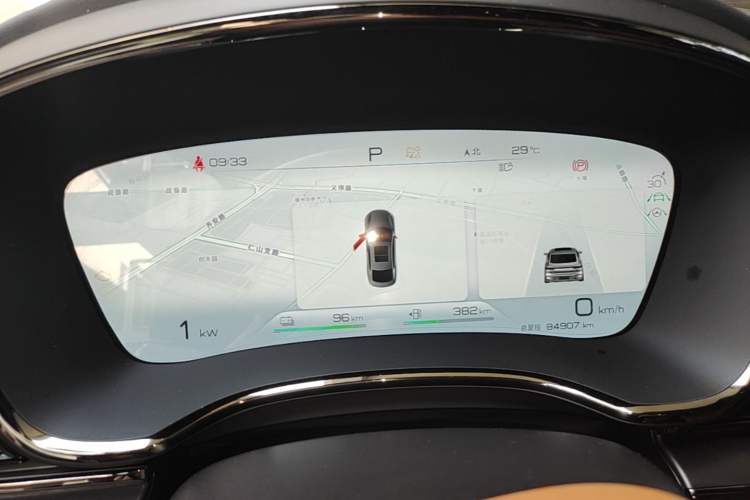 Used BYD Han 2022 DM-i 121KM Luxury Model Instrument Cluster