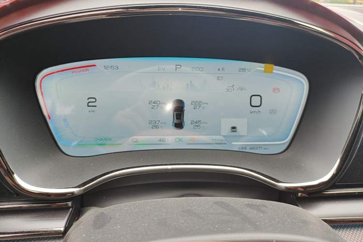 Used BYD Han 2022 DM-i 121KM Prestige Model Instrument Cluster