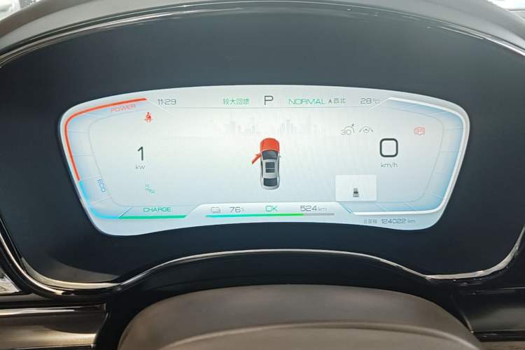 Used BYD Han 2022 EV Genesis Edition 715 km Front-Wheel-Drive Flagship Model Instrument Cluster