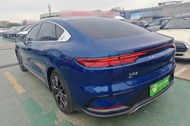 Used BYD Han 2022 EV Genesis Edition 610KM All-Wheel Drive Premium Model Rear Left 45 Deg