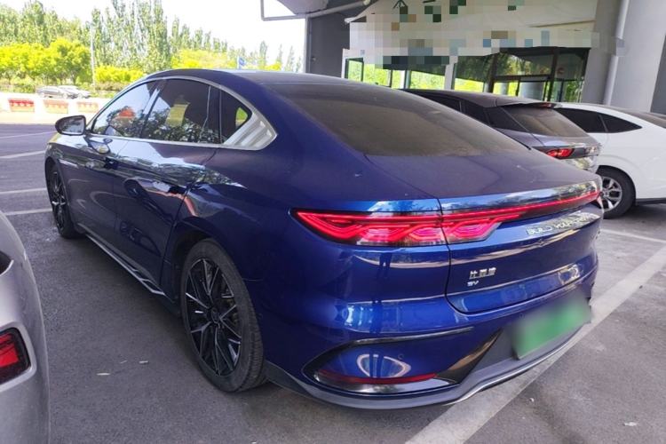 Used BYD Han 2022 EV Genesis Edition 610KM All-Wheel Drive Premium Model Rear Left 45 Deg
