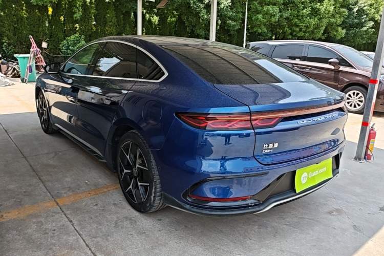 Used BYD Han 2022 DM-i 242km Flagship Model Rear Left 45 Deg