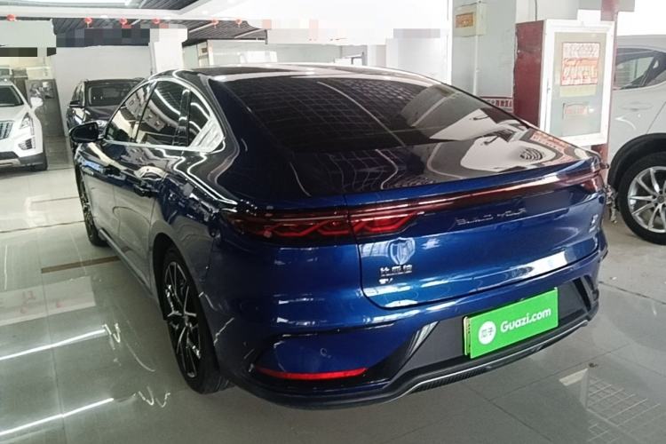 Used BYD Han 2022 EV Genesis Edition 610KM All-Wheel Drive Premium Model Rear Left 45 Deg