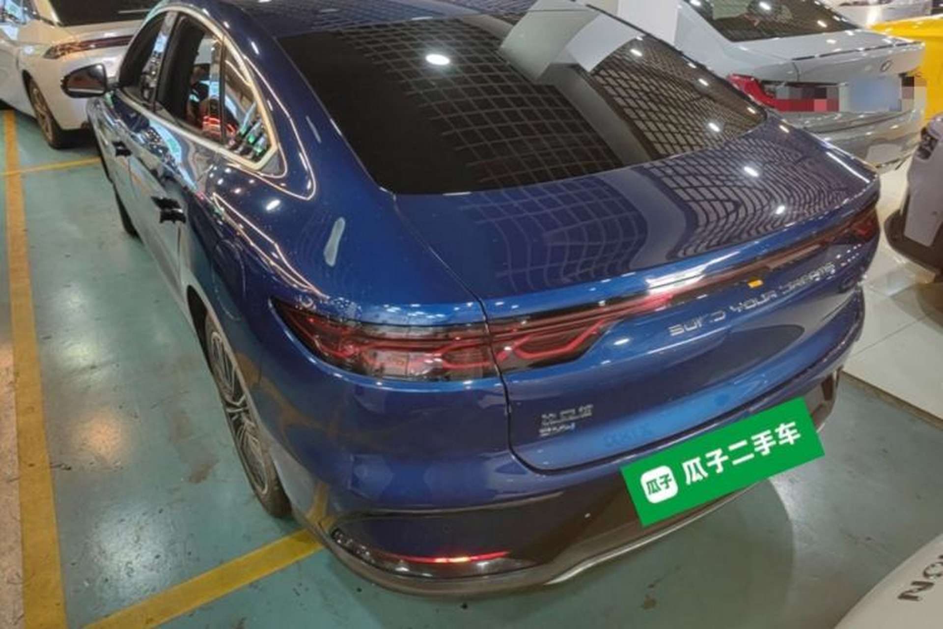Used BYD Han 2022 DM-i 121KM Luxury Model Rear Left 45 Deg