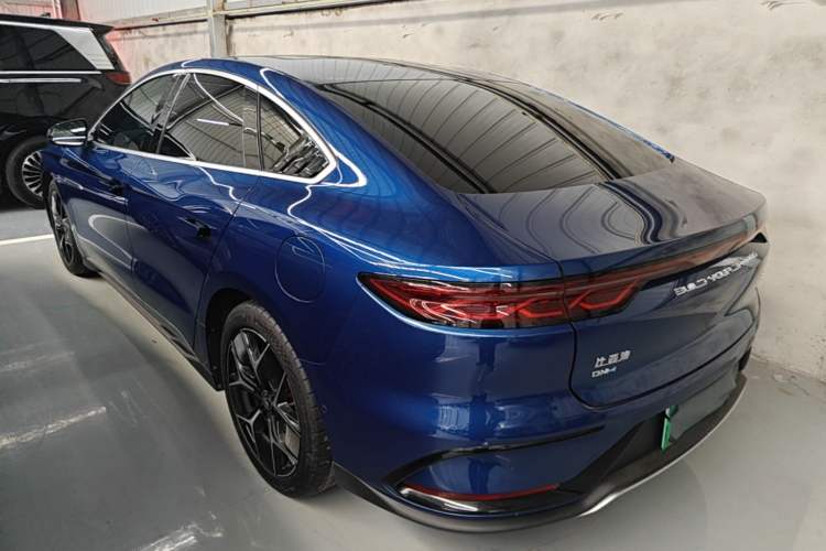 Used BYD Han 2022 DM-i 242km Flagship Model Rear Left 45 Deg