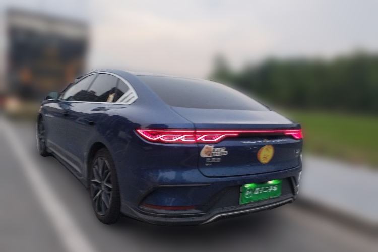 Used BYD Han 2022 EV Genesis Edition 610KM All-Wheel Drive Premium Model Rear Left 45 Deg