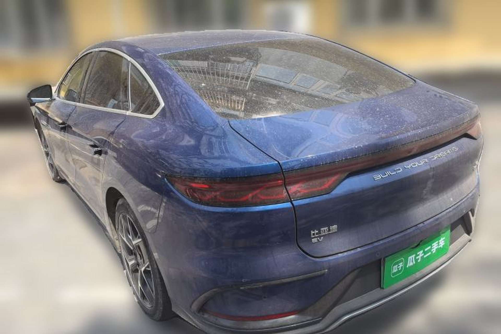 Used BYD Han 2022 EV Genesis Edition 715KM Front-Wheel-Drive Prestige Model Rear Left 45 Deg