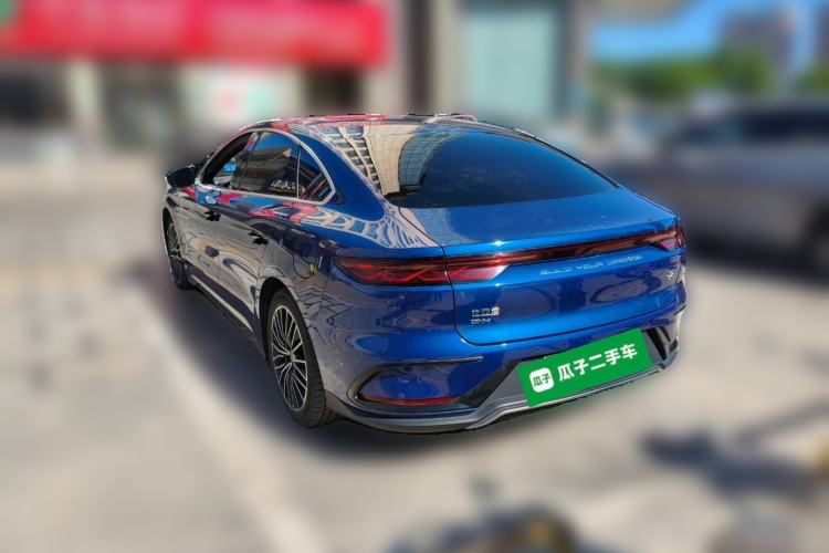 Used BYD Han 2022 DM-i 121KM Luxury Model Rear Left 45 Deg