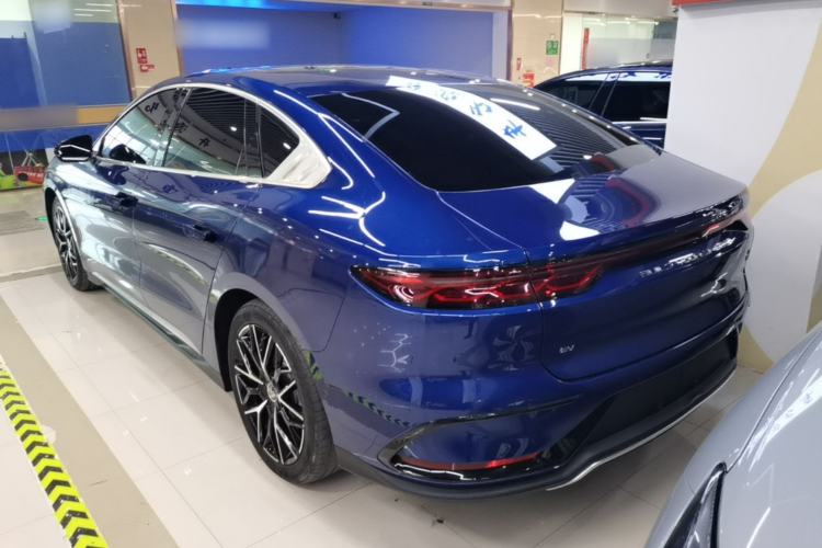 Used BYD Han 2022 EV Genesis Edition 610KM All-Wheel Drive Premium Model Rear Left 45 Deg