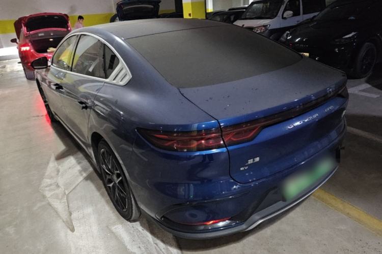 Used BYD Han 2022 EV Genesis Edition 610KM All-Wheel Drive Premium Model Rear Left 45 Deg