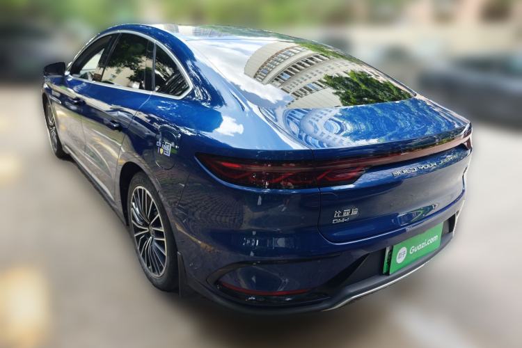 Used BYD Han 2022 DM-i 121KM Luxury Model Rear Left 45 Deg