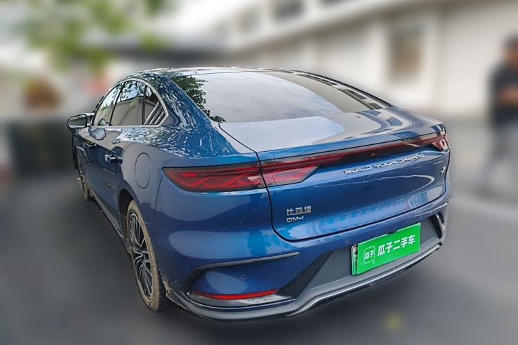 Used BYD Han 2022 DM-i 121KM Luxury Model Rear Left 45 Deg