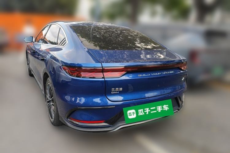 Used BYD Han 2022 DM-i 121KM Luxury Model Rear Left 45 Deg