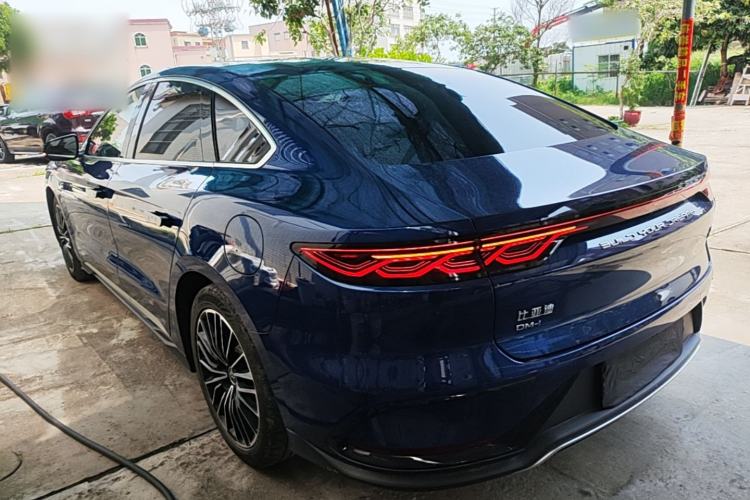 Used BYD Han 2022 DM-i 121KM Luxury Model Rear Left 45 Deg