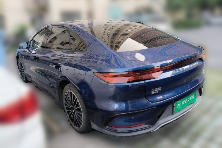 Used BYD Han 2022 DM-i 121KM Prestige Model Rear Left 45 Deg