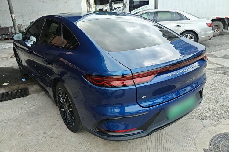 Used BYD Han 2022 EV Genesis Edition 610KM All-Wheel Drive Premium Model Rear Left 45 Deg