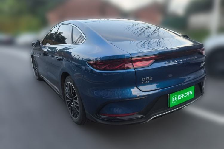 Used BYD Han 2022 DM-i 121KM Prestige Model Rear Left 45 Deg