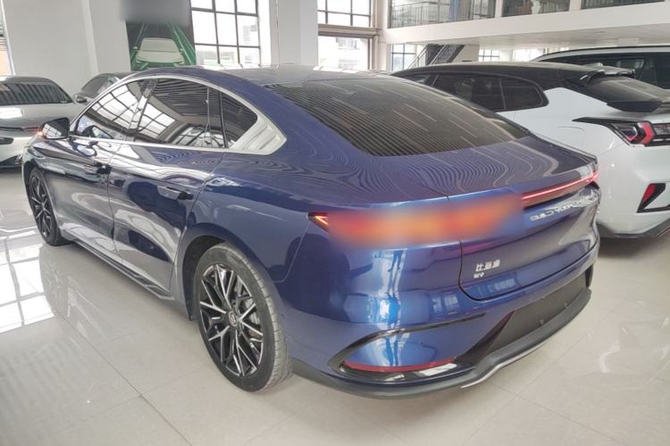 Used BYD Han 2022 EV Genesis Edition 610KM All-Wheel Drive Premium Model Rear Left 45 Deg