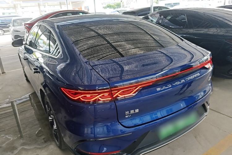 Used BYD Han 2022 EV Genesis Edition 715KM Front-Wheel-Drive Prestige Model Rear Left 45 Deg