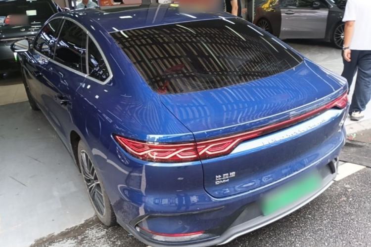 Used BYD Han 2022 DM-i 121KM Luxury Model Rear Left 45 Deg