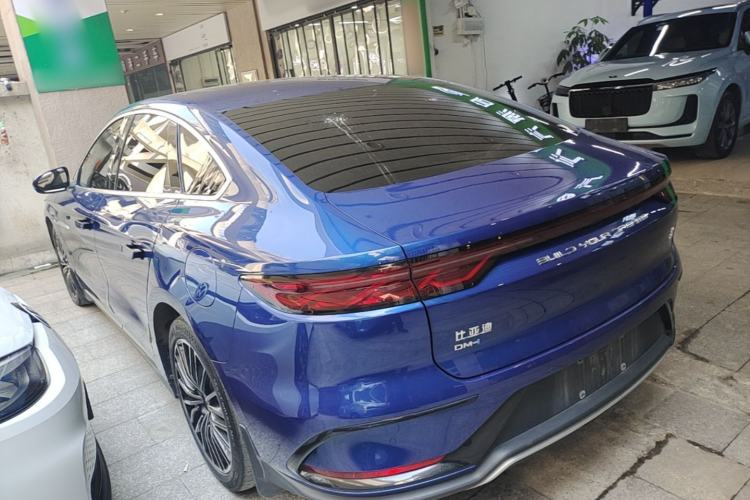Used BYD Han 2022 DM-i 121KM Luxury Model Rear Left 45 Deg
