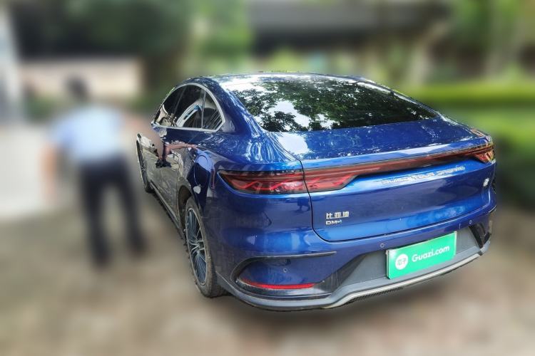Used BYD Han 2022 DM-i 121KM Prestige Model Rear Left 45 Deg