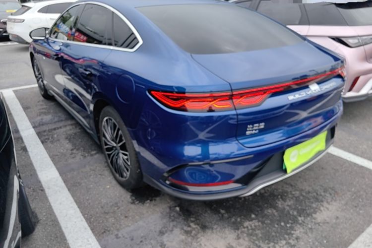 Used BYD Han 2022 DM-i 121KM Luxury Model Rear Left 45 Deg