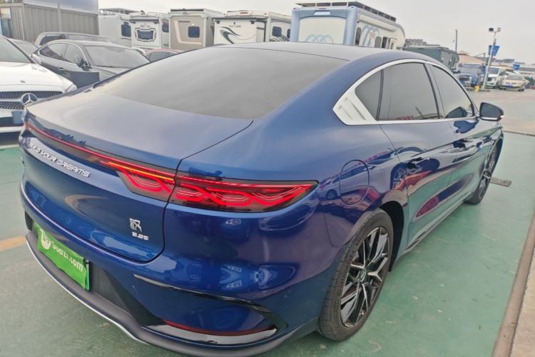 Used BYD Han 2022 EV Genesis Edition 610KM All-Wheel Drive Premium Model Rear Right 45 Deg