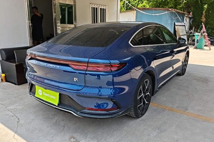 Used BYD Han 2022 DM-i 242km Flagship Model Rear Right 45 Deg