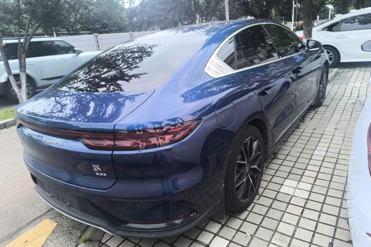 Used BYD Han 2022 EV Genesis Edition 610KM All-Wheel Drive Premium Model Rear Right 45 Deg