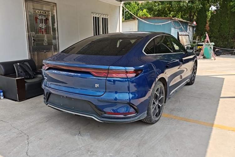 Used BYD Han 2022 DM-i 242km Flagship Model Rear Right 45 Deg
