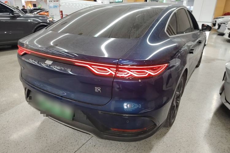 Used BYD Han 2022 EV Genesis Edition 715KM Front-Wheel-Drive Prestige Model Rear Right 45 Deg