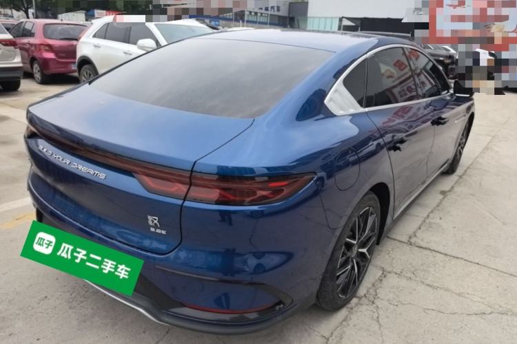Used BYD Han 2022 EV Genesis Edition 610KM All-Wheel Drive Premium Model Rear Right 45 Deg