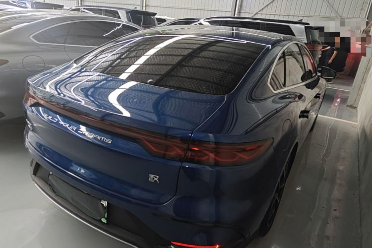 Used BYD Han 2022 DM-i 242km Flagship Model Rear Right 45 Deg