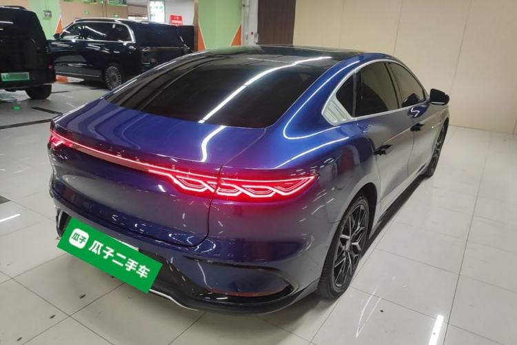 Used BYD Han 2022 EV Genesis Edition 610KM All-Wheel Drive Premium Model Rear Right 45 Deg