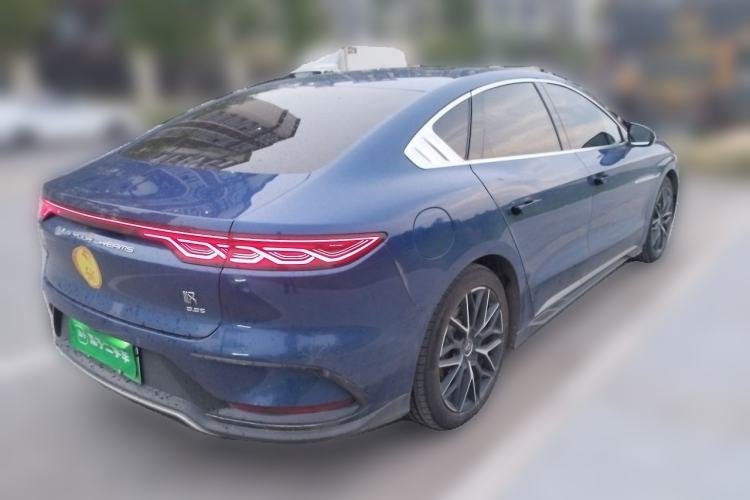 Used BYD Han 2022 EV Genesis Edition 610KM All-Wheel Drive Premium Model Rear Right 45 Deg